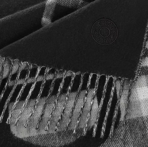 カシミアマフラー 25×150 cm 《タータン・マイヨン》