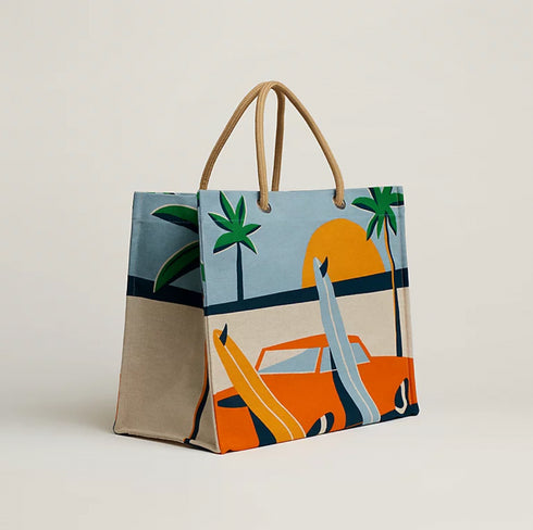 ビーチバッグ 《アプレ・ラ・ヴァーグ》