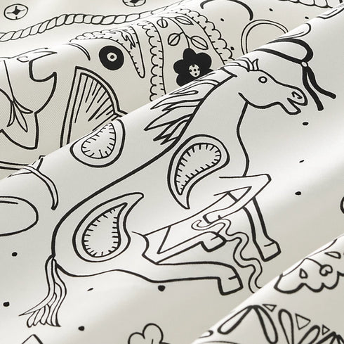 シルクバンダナ 《Animaux》55