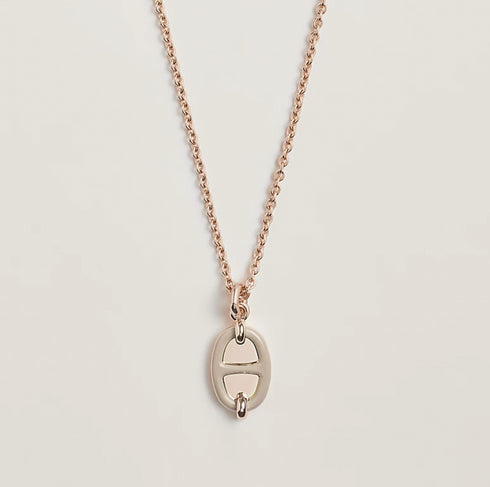 Mini Maillon pendant PM ローズゴールドプレーテッド