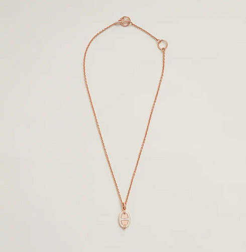 Mini Maillon pendant PM ローズゴールドプレーテッド