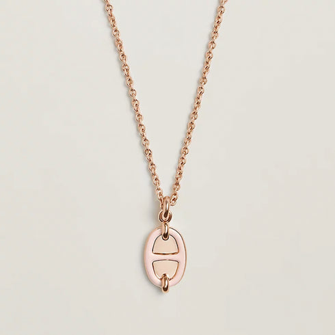 Mini Maillon pendant PM ローズゴールドプレーテッド