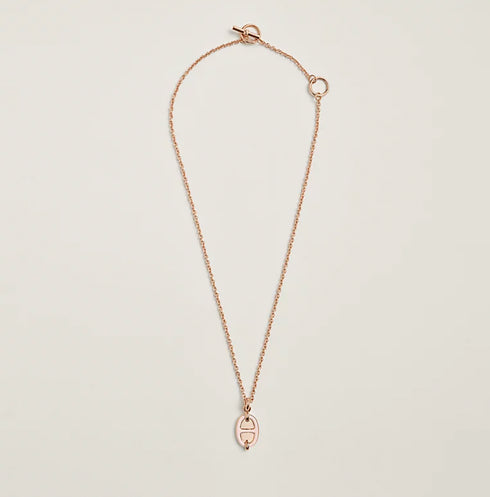 Mini Maillon pendant PM ローズゴールドプレーテッド
