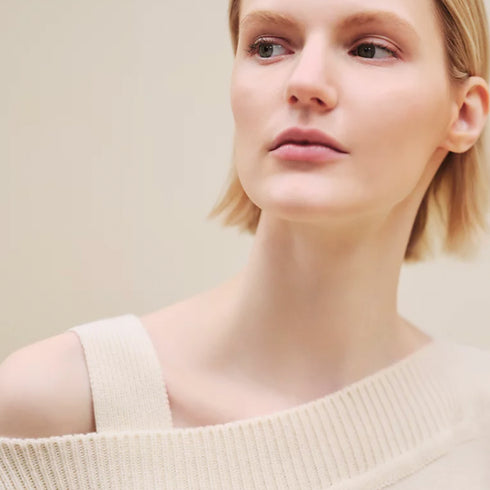 アシンメトリーカシミアドレス