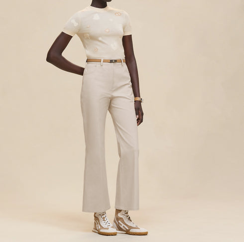 ショートスリーブニット 《キャンディ・リブリス》モチーフ