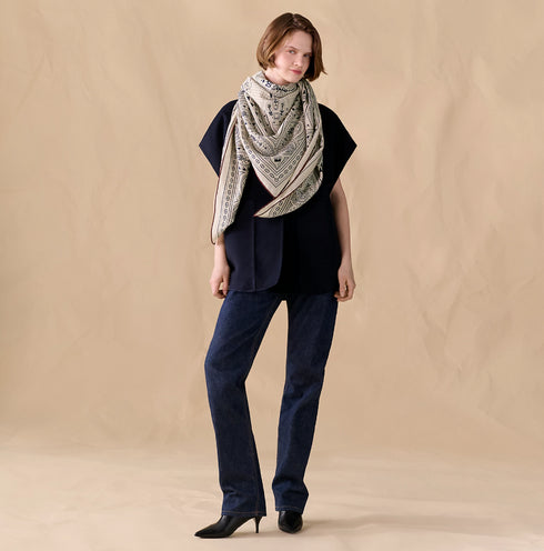 カレジェアン カシミアシルク 《シュバル・ドゥ・クール》