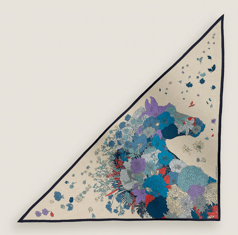 トライアングル ジェアン カシミアシルク《ローブ・レジェール》