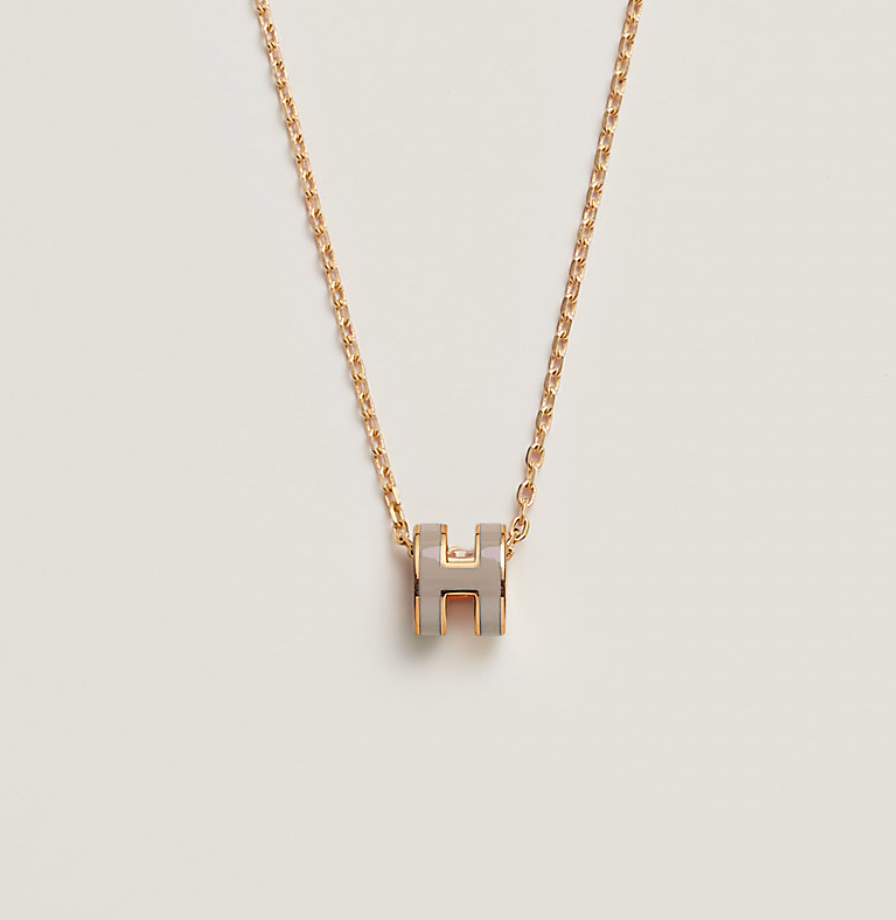 国内発送! HERMES◇Mini Pop H ミニポップペンダント ネックレス