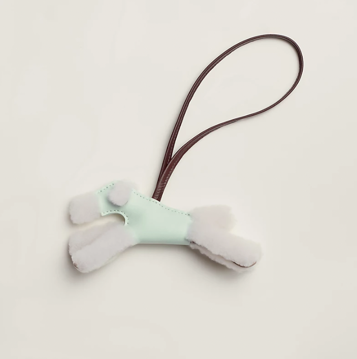 HERMES エルメス チャーム バディ チャーム ローズテキサス