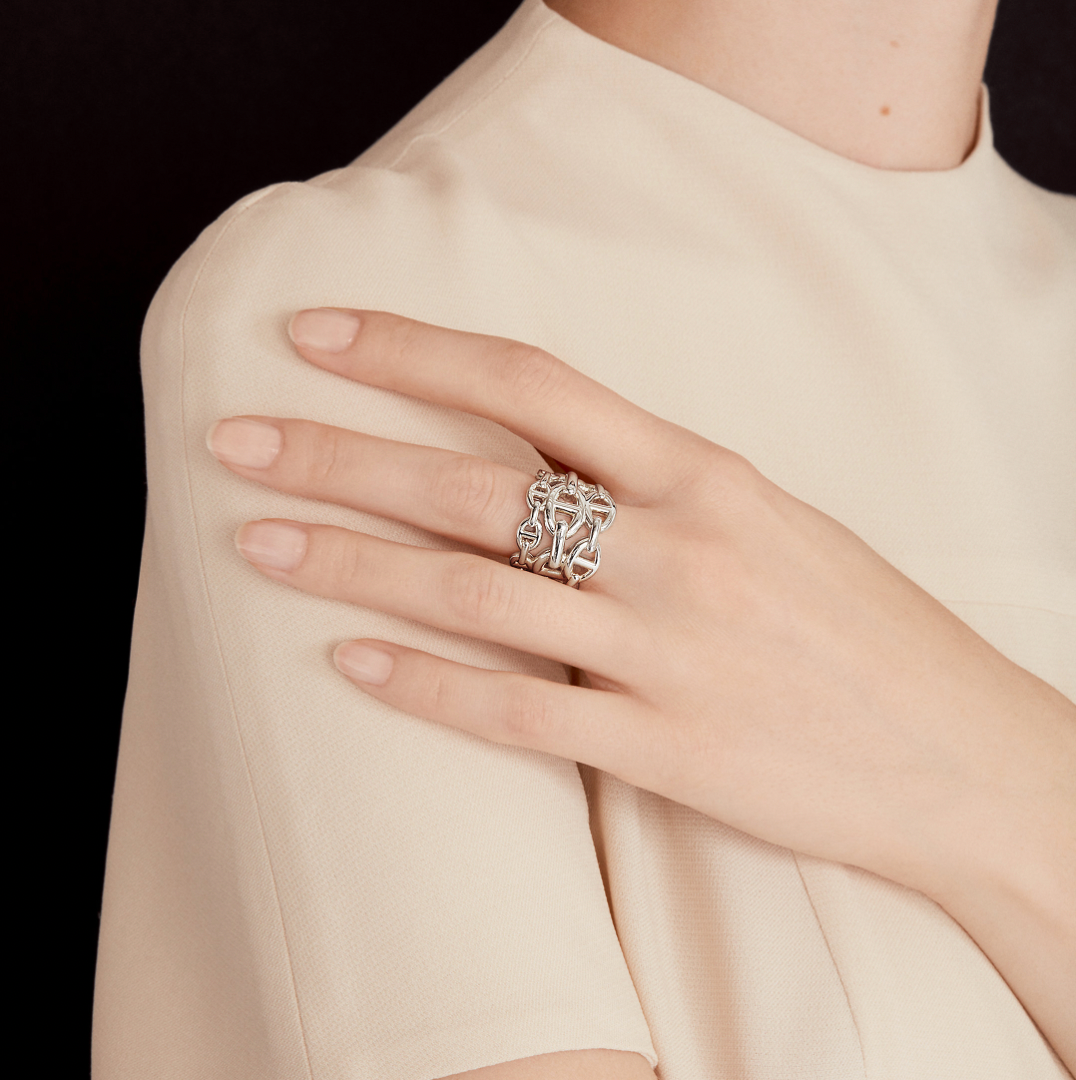 Reserved product] Ring Chaine d'Ancre Enchainee ring, large